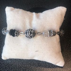 Authentic BRIGHTON black and silver bracelet